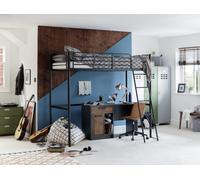 Argos Home Riley High Sleeper Metal Bed Frame - Black