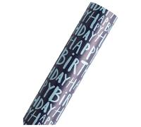 Argos Home Roll of Birthday Text Wrapping Paper - 10m