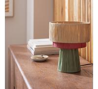 Argos Home Salto Raffia 3 Tier Table Lamp - Multicoloured