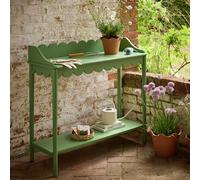 Argos Home Scallop Rectangular Potting Table - Green