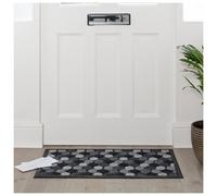 Argos Home Scrape & Sorb Grey Short Pile Doormat - 75x45cm