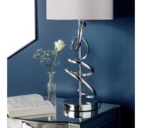 Argos Home Sculptural Swirl Table Light - Grey