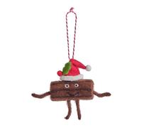 Argos Home Single Yule Log Christmas Hanging Ornament