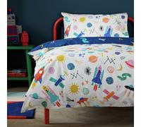 Argos Home Space Glow in the Dark Kids Bedding Set - Single