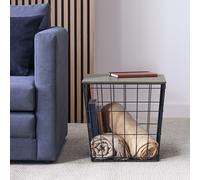 Argos Home Storage Side Table - Stone