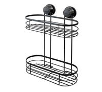 Argos Home Suction Cup Wire 2 Tier Shower Caddy - Black