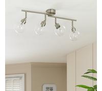 Argos Home Tay 4 Lights Stainless Steel Spotlight - Chrome