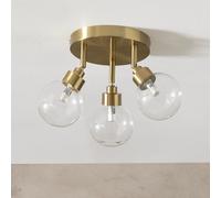 Argos Home Tay Stainless Steel 3 Lights Spotlight - Brass