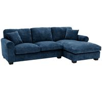 Argos Home Taylor Fabric Right Hand Corner Sofa - Blue