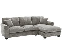 Argos Home Taylor Fabric Right Hand Corner Sofa - Grey