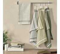 Argos Home Terry Pack of 8 Tea Towels - Green