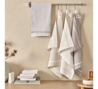 Argos Home Terry Pack of 8 Tea Towels - Neutral