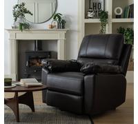 Argos Home Toby Faux Leather Rise & Recline Chair -Chocolate