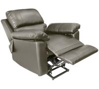 Argos Home Toby Faux Leather Rise & Recline Chair - Grey