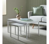 Argos Home Toby Nest of 3 Coffee Tables - White