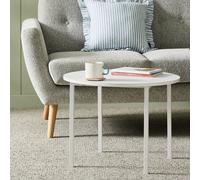 Argos Home Toby Round Coffee Table - White