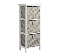 Argos Home Tongue and Groove Bathroom Storage Unit - Grey