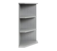 Argos Home Tongue And Groove Corner Shelves - Grey