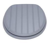 Argos Home Tongue and Groove Style Toilet Seat - Grey