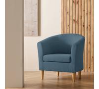 Argos Home Tub Fabric Chair - Navy