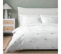 Argos Home Tufted Grey Polka Dot Bedding Set - Single