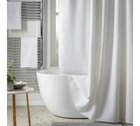 Argos Home Waffle Shower Curtain - White