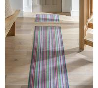 Argos Home Washable Bright Stripe Runner & Mat Set-180x57cm