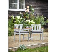 Argos Home Wooden Garden Love Seats - Grey