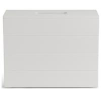 Argos Home Wooden Storage Cupboard Toilet Roll Holder -White