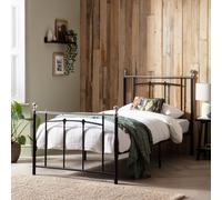 Argos Home Yani Single Metal Frame - Black