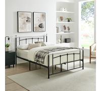 Argos Home Yani Small Double Metal Bed Frame - Black