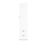 Argos Home Zeke 1 Door 2 Drawer Wardrobe - White