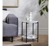Argos Jules Side Table - Black & White