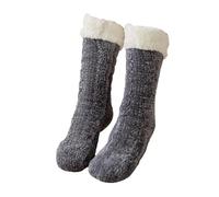 Argumub Foozie Slipper Socks Women, Foozie Socks, The Foozie Christmas Socks, Thefoozie Floor Socks (Dark Gray, Adult, Women, One Size, Alpha, UK Footwear Size System, Medium)