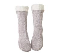 Argumub Foozie Slipper Socks Women, Foozie Socks, The Foozie Christmas Socks, Thefoozie Floor Socks (Light Gray, Adult, Women, One Size, Alpha, UK Footwear Size System, Medium)