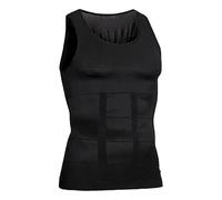 Argumub Shaperluv Tank 2.0 for Men Male Compression Shirt (UK, Alpha, 3XL, Regular, Regular, Black)
