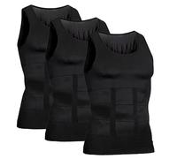 Argumub Shaperluv Tank 2.0 for Men Male Compression Shirt (UK, Alpha, L, Regular, Regular, Black*3)