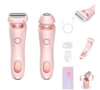 Argumub Silk Babe Electric Razor, Silkbabe on The Go Lady Shaver, Dual Head Vantique Shaver, 2 in 1 Electric Lady Razor (Pink)