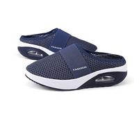 Argumub Stylendy Orthopedic Loafers, Air Cushion Slip-On Walking Shoes Orthopedic Diabetic Walking Shoes (Dark Blue, Adult, Women, 2, Numeric, UK Footwear Size System, Medium)