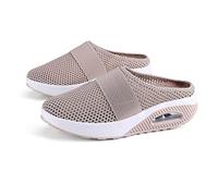 Argumub Stylendy Orthopedic Loafers, Air Cushion Slip-On Walking Shoes Orthopedic Diabetic Walking Shoes (Beige, Adult, Women, 4, Numeric, UK Footwear Size System, Medium)