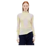 Argyle High-Neck Jumper- female- Burberry- Turtlenecks- Multicolor- M- Knitwear M