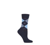 Argyle Socks Burlington Womens Covent Garden Cotton Various Colours- 1 Pair Pack
