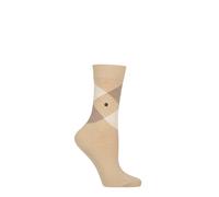 Argyle Socks Burlington Womens Covent Garden Cotton Various Colours- 1 Pair Pack