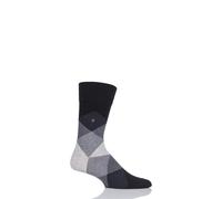 Argyle Socks Men's Burlington Clyde Cotton Blend Various Colours 6.5-11 - 1 Pair