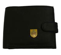 Argyll and Sutherland Highlanders Shield Black Leather Mens Wallet RFID Protection ME27