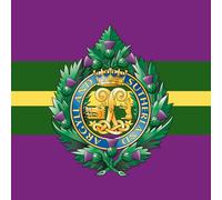 Argyll & Sutherland Highlanders A&SH (SK81A) Waterproof Vinyl Stickers Decal Army Veteran Squaddie (50mm)