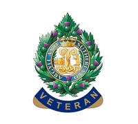 Argyll & Sutherland Highlanders A&SH (VET3) Waterproof Vinyl Stickers Decal Army Veteran Squaddie (200mm)