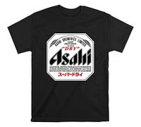 ARHAR Asahi Japan Dry Beer Tee Vintage T-Shirt T Shirt Men Tshirt Black L