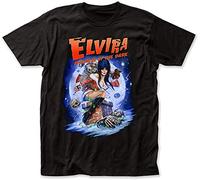 ARHAR Elvira Mistress of The Dark Vintage T-Shirt Cotton Horror Black XL
