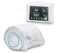 ARHAUM 100% Natural Bamboo Duvet - Lightweight Breathable & Hypoallergenic Quilt Ultra Soft & Silky with Microfibre Fill Winter Seasons Comfort (Super King 260 x 220CM, 13.5 TOG)